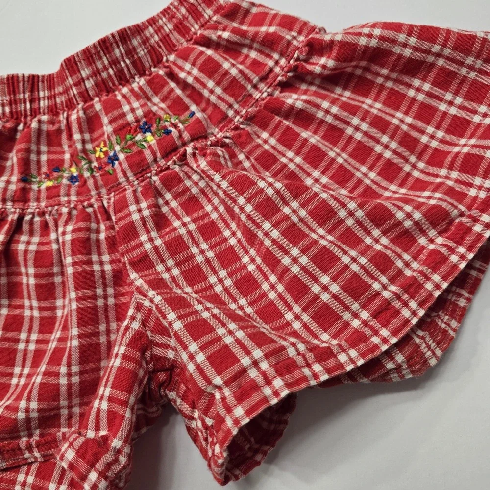 Vintage Osh Kosh B'Gosh Shorts Plaid Girl 2T‎ USA